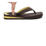 Unisex Rubber Comfortable Orthopedic Doctor Slipper and Flip Flops (Brown) - Image 2