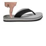 Unisex Rubber Men's Slippers for Ultimate Comfort (Grey) - Image 3