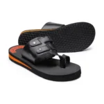 Unisex Rubber Lightweight Slippers for Effortless Style (Black) - Image 2