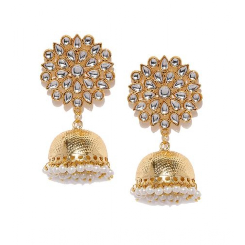 53534439504_bdb71e72d0_o_d-1000x1000-1.webp Women's Rose Gold Plated Alloy Earrings (White) - Image 1