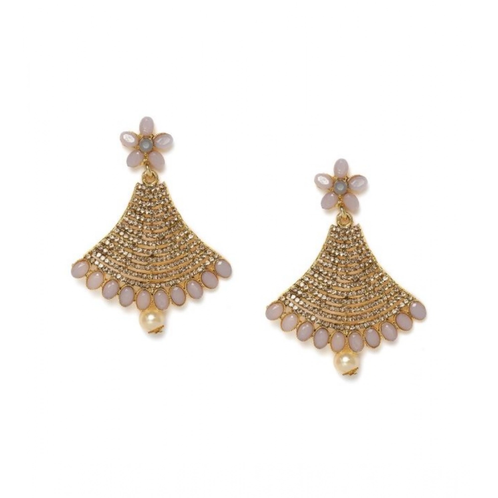 53534538775_c04cbea5e7_o_d-1000x1000-1.webp Women's Rose Gold Plated Alloy Earrings (Gold) - Image 1