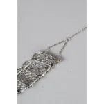 Women's Rose Gold Plated Alloy Choker (Silver) - Image 4