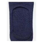 5 Pairs Unisex Casual Cotton Blended Solid No-show Socks (Navy) - Image 2