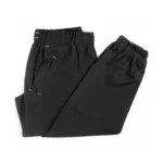 Men's Polyster Solid Track Pant-Lower (Black) - Image 3