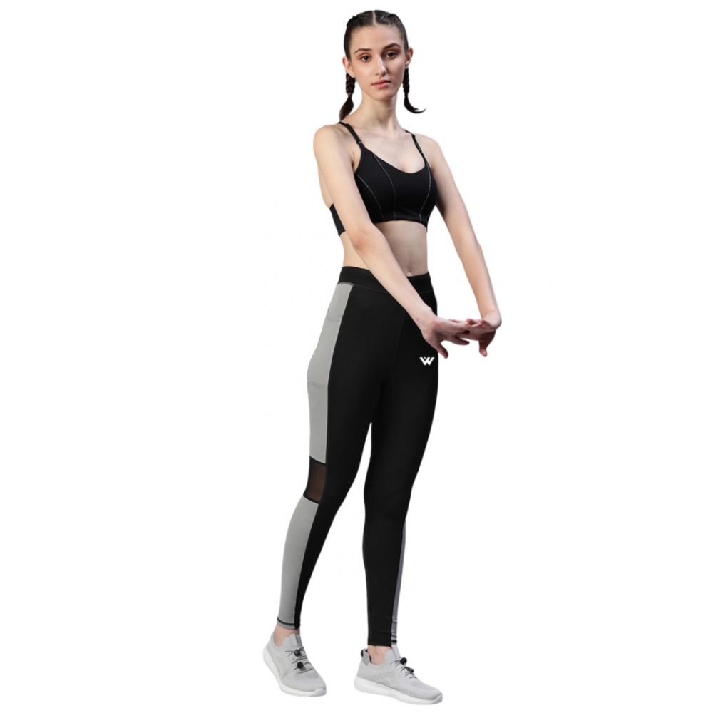 53553120596_4d1137ef0b_o_d-1000x1000-1.webp Women's Polyster Solid Sport Leggings (Black & Grey) - Image 1
