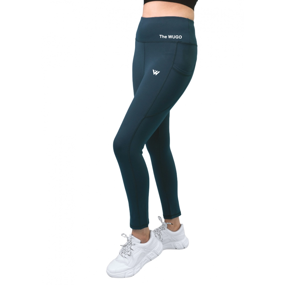 53553566515_74fca502a4_o_d-1000x1000-1.webp Women's Polyster Solid Sport Leggings (Blue) - Image 1