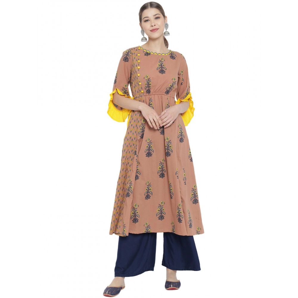 53590822098_2475fb3fb1_o_d-1000x1000-1.webp Women's Casual 3/4 th Sleeve Floral Printed Cotton Kurti (MultiColor) - Image 1