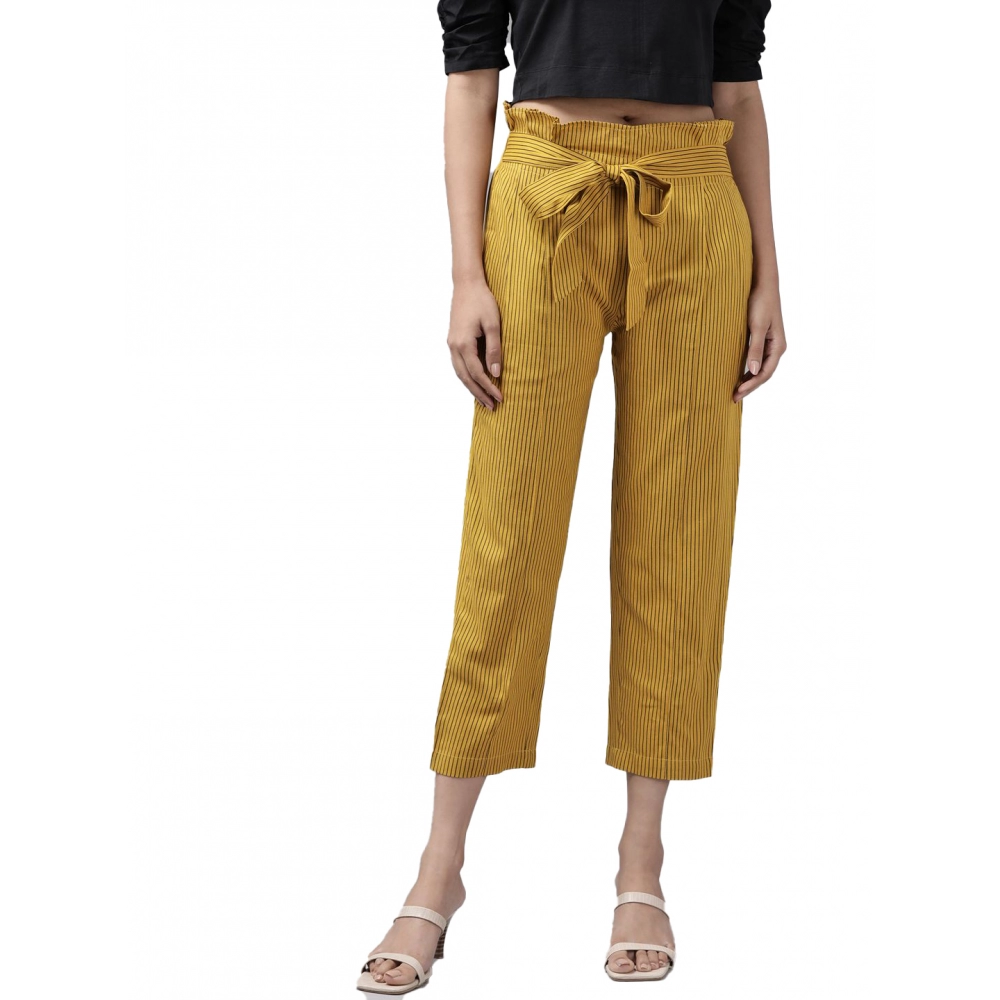 53591061755_f1ce25ecc0_o_d-1000x1000-1.webp Women's Casual Printed Cotton Flex Trouser Pant (Mustard) - Image 1