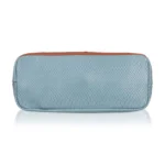 Women's Faux Leather Textured Tote Bag (Grey) - Image 3