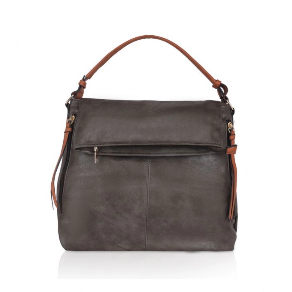 53744829046_fdc9208d59_o_d-1000x1000-1.webp Women's Faux Leather Solid Sling Bag (Green) - Image 1
