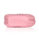 Women's Faux Leather Textured Handbag (Pink) - Image 3