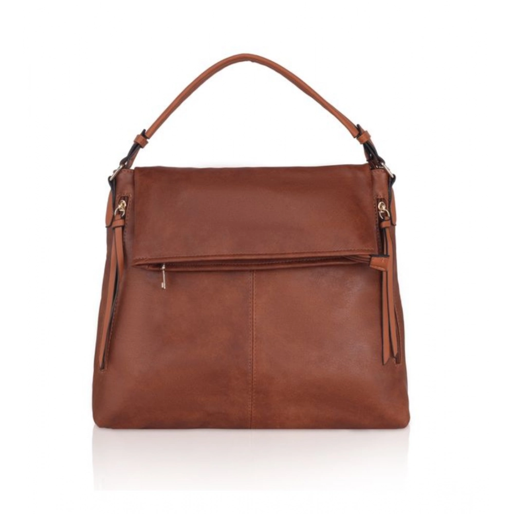 53745013873_2b54fe182b_o_d-1000x1000-1.webp Women's Faux Leather Solid Sling Bag (Brown) - Image 1
