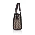 Women's Faux Leather Printed Handbag (Coffee) - Image 5