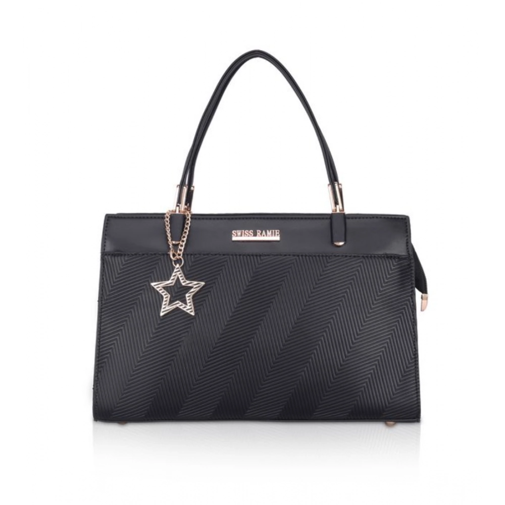 53745155509_cc80030e5b_o_d-1000x1000-1.webp Women's Faux Leather Textured Adjustable Long Belt Handbag (Black) - Image 1