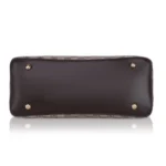 Women's Faux Leather Printed Handbag (Coffee) - Image 3