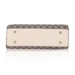 Women's Faux Leather Printed Handbag (Beige) - Image 3