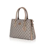 Women's Faux Leather Printed Handbag (Hilver) - Image 6