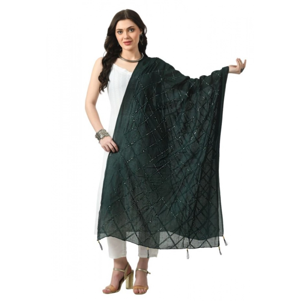 53768742765_084cba612f_o_d-1000x1000-1.webp Women's Chanderi Self Design Dupatta (Green, Length: Free Size) - Image 1