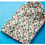 Men's Cotton Blended Printed Full Sleeve Shirt (Multicolor) - Image 3