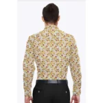 Men's Cotton Blended Printed Full Sleeve Shirt (Multicolor) - Image 6