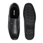 Men's Faux Leather Formal Shoes (Black) - Image 6