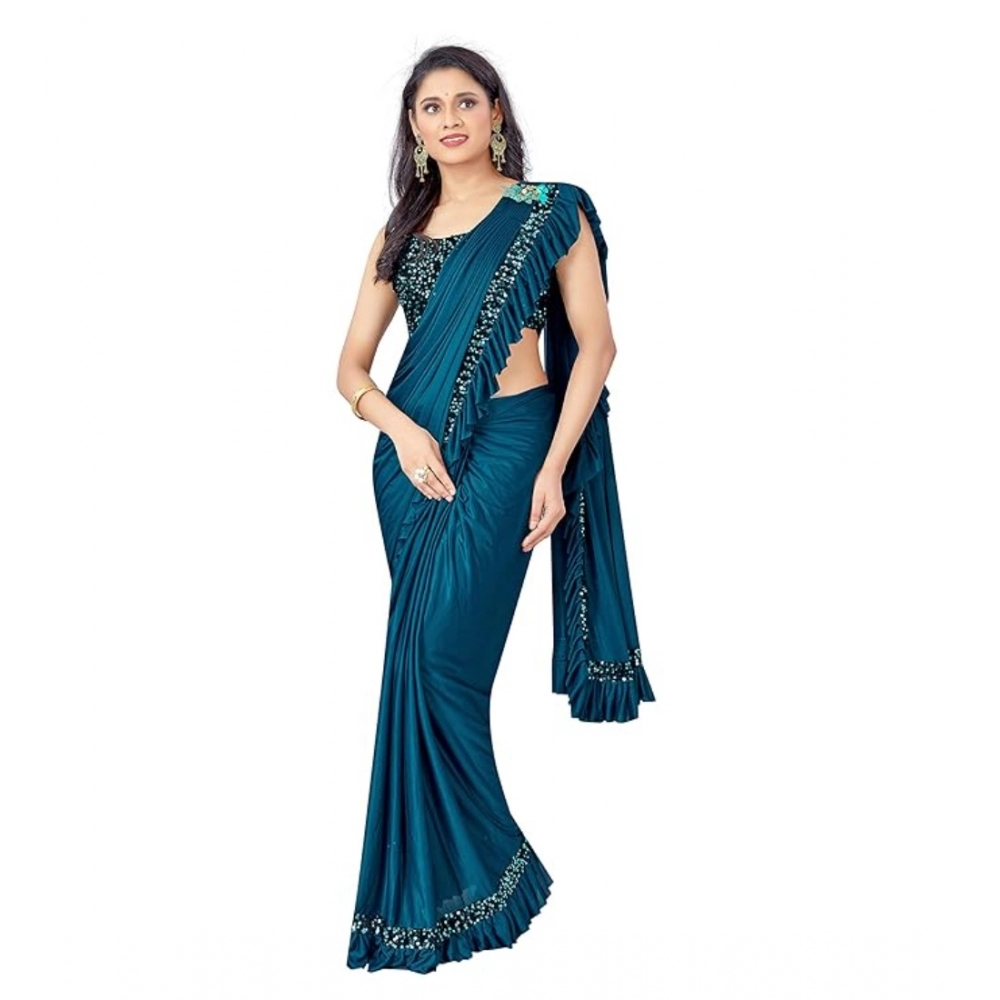 53819337995_1f5785883a_o_d-1000x1000-1.webp Women's Lycra Solid Saree With Unstitched Blouse (Rama, 5.5 Mtr) - Image 1