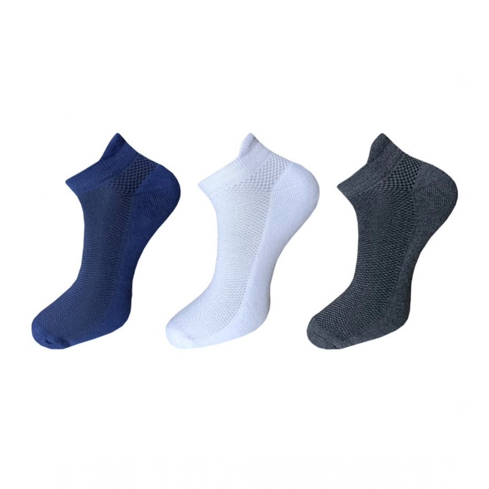 53833574547_4bc150b280_o_d-1000x1000-1.webp 3_Pair Set Unisex Casual Cotton Solid Ankle Length Socks (Multicolor) - Image 1