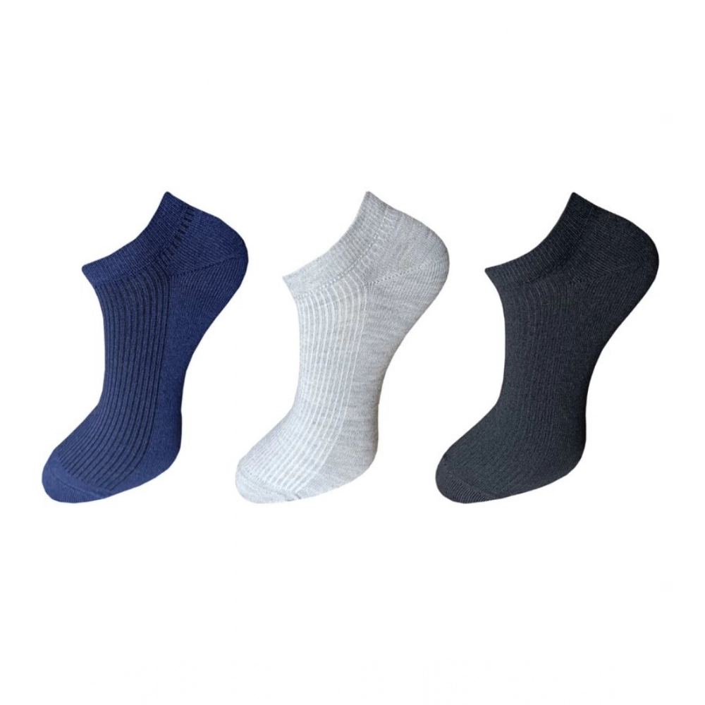 53833574902_45975d7233_o_d-1000x1000-1.webp 3_Pair Set Unisex Casual Cotton Solid Ankle Length Socks (Multicolor) - Image 1