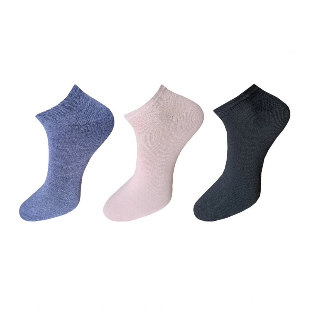 53834727188_521dc0f6c8_o_d-1000x1000-1.webp 3_Pair Set Unisex Casual Cotton Solid Ankle Length Socks (Multicolor) - Image 1