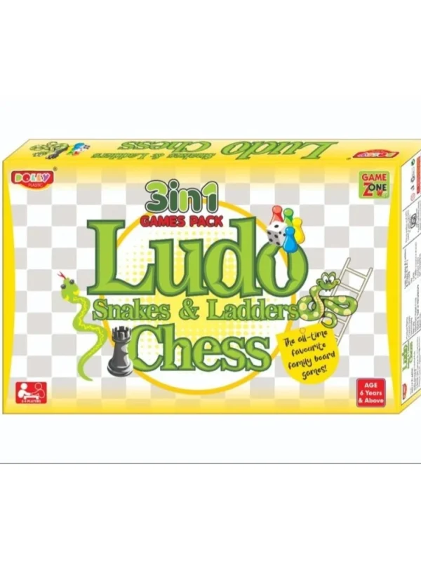 Ludo Snake - Ladders Chess |  Cardboard/Plastic Toys |  Board Games | 5+ Years