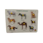 Domestic Animal Wooden Puzzle |   Wooden  |   Educational Toys| 3+ Years