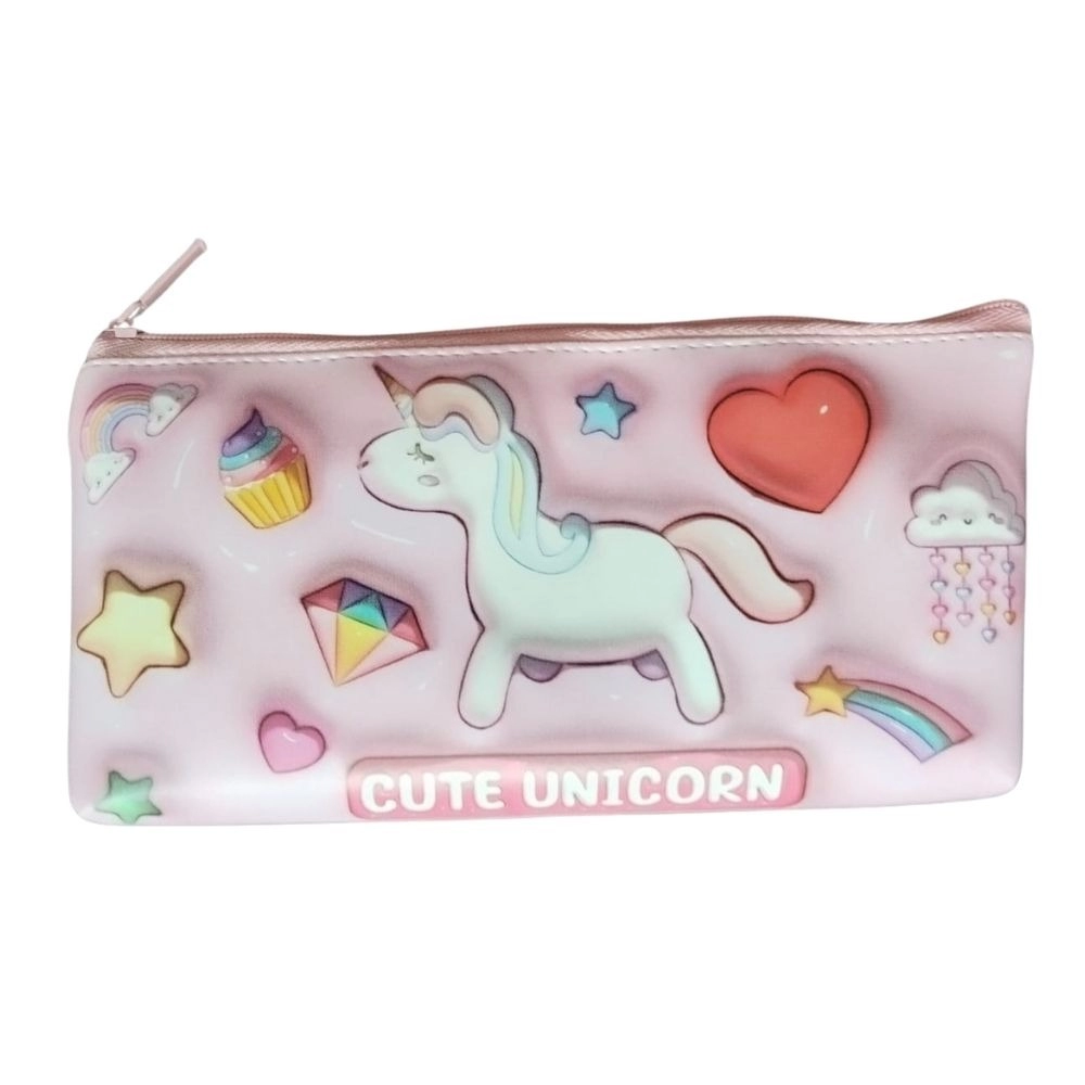 53860104351_4550a3afaa_o_d-1000x1000-1.webp Unicorn Pencil Pouch | Canvas | Stationery | 3+ Years - Image 1