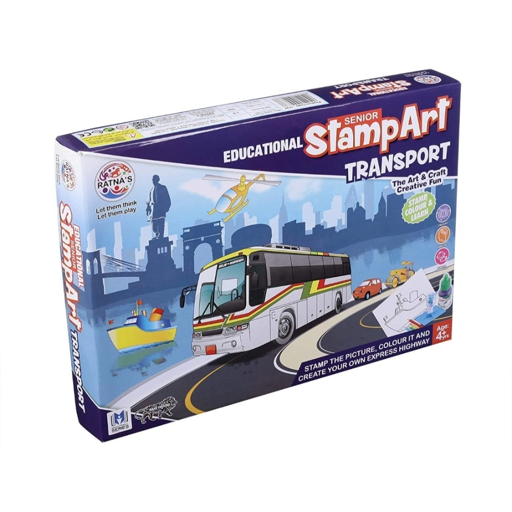 53860350063_a0f0a83290_o_d-1000x1000-1.webp Stamp Art-Transport | Plastic | Educational Toys | 4+ Years - Image 1