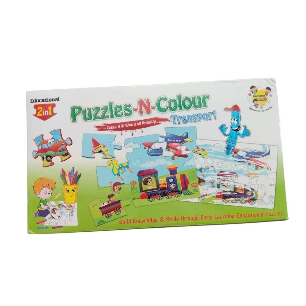 53860473104_5fba02daab_o_d-1000x1000-1.webp 2 In 1 Puzzle & Colors-Transport | Cardboard | Educational Toys| 3+ Years - Image 1