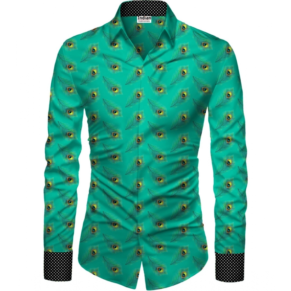 53902213367_358afb5060_o_d-1000x1000-1.webp Men's Casual Floral Printed Cotton Blend Unstitched Shirt Fabric 1.6 Mtrs (Green) - Image 1