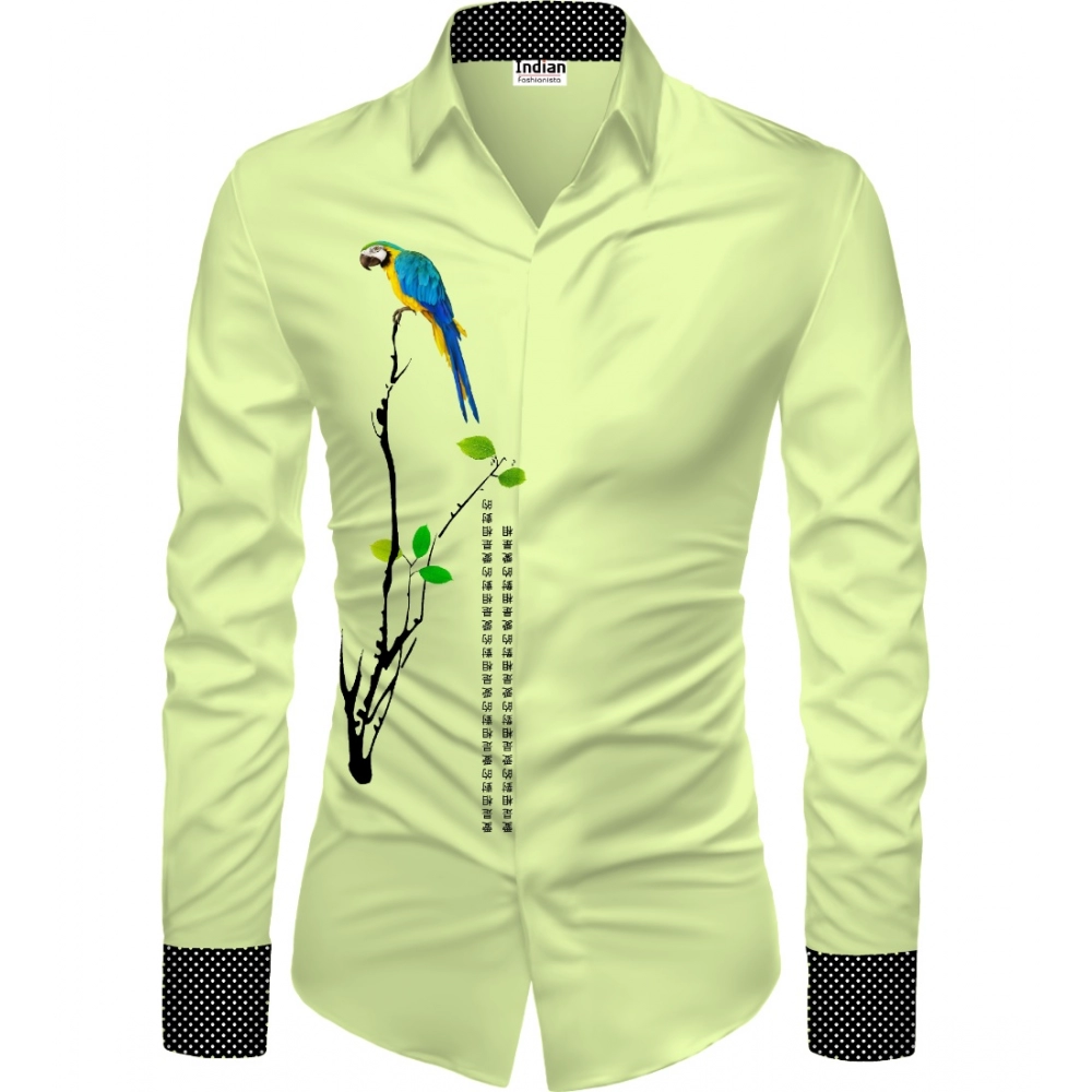 53902213372_ff0a30cb47_o_d-1000x1000-1.webp Men's Casual Floral Printed Cotton Blend Unstitched Shirt Fabric 1.6 Mtrs (Green) - Image 1