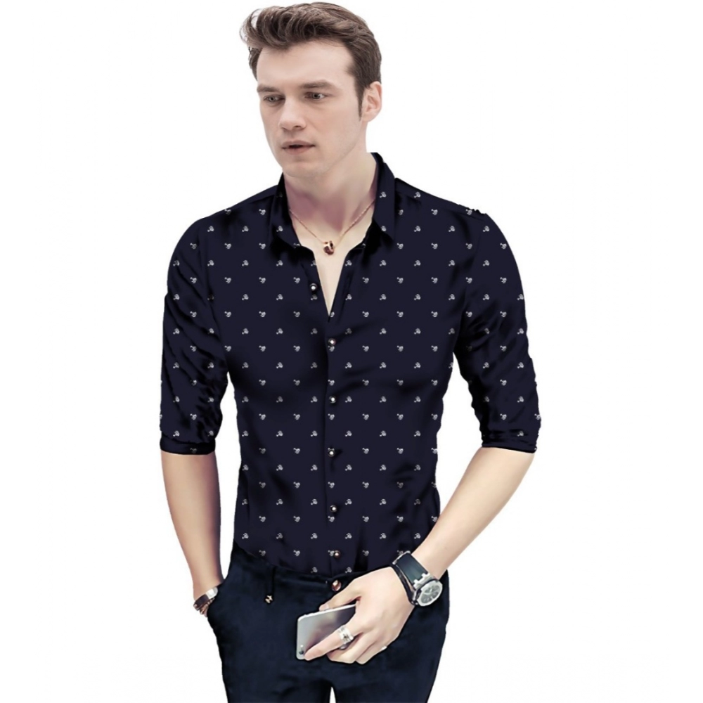 53903115061_deafd91af1_o_d-1000x1000-1.webp Men's Casual Floral Printed Cotton Blend Unstitched Shirt Fabric 1.6 Mtrs (Dark Blue) - Image 1
