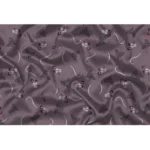 Men's Casual Floral Printed Cotton Blend Unstitched Shirt Fabric 1.6 Mtrs (Violet) - Image 2