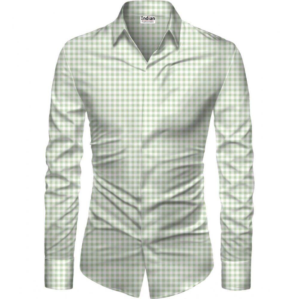 53903468144_885a7c5750_o_d-1000x1000-1.webp Men's Casual Floral Printed Cotton Blend Unstitched Shirt Fabric 1.6 Mtrs (Green) - Image 1