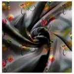 Men's Casual Floral Printed Cotton Blend Unstitched Shirt Fabric 1.6 Mtrs (Multicolor) - Image 2