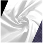 Men's Casual Floral Printed Cotton Blend Unstitched Shirt Fabric 1.6 Mtrs (White-Black) - Image 2