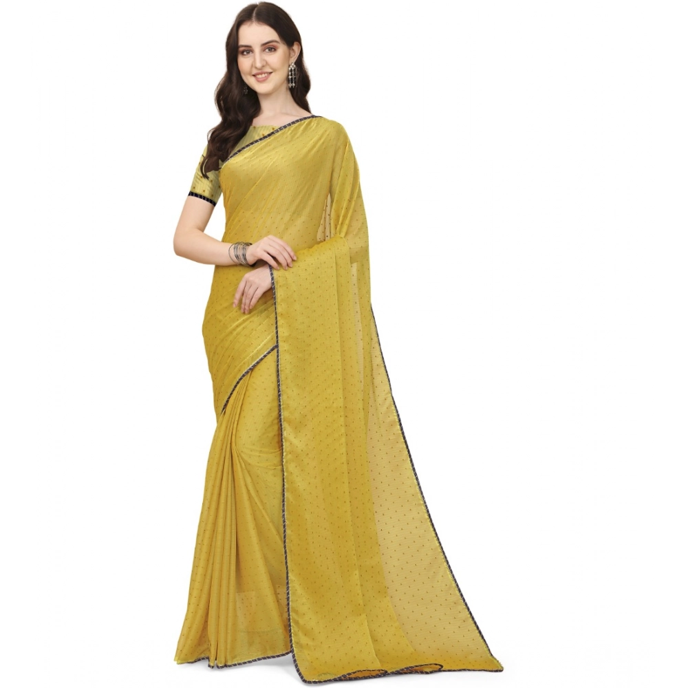 53926358478_5bd4aaf86a_o_d-1000x1000-1.webp Women's Silk Blend Embellished Saree With Unstitched Blouse 5.5Mtr (Mustard) - Image 1