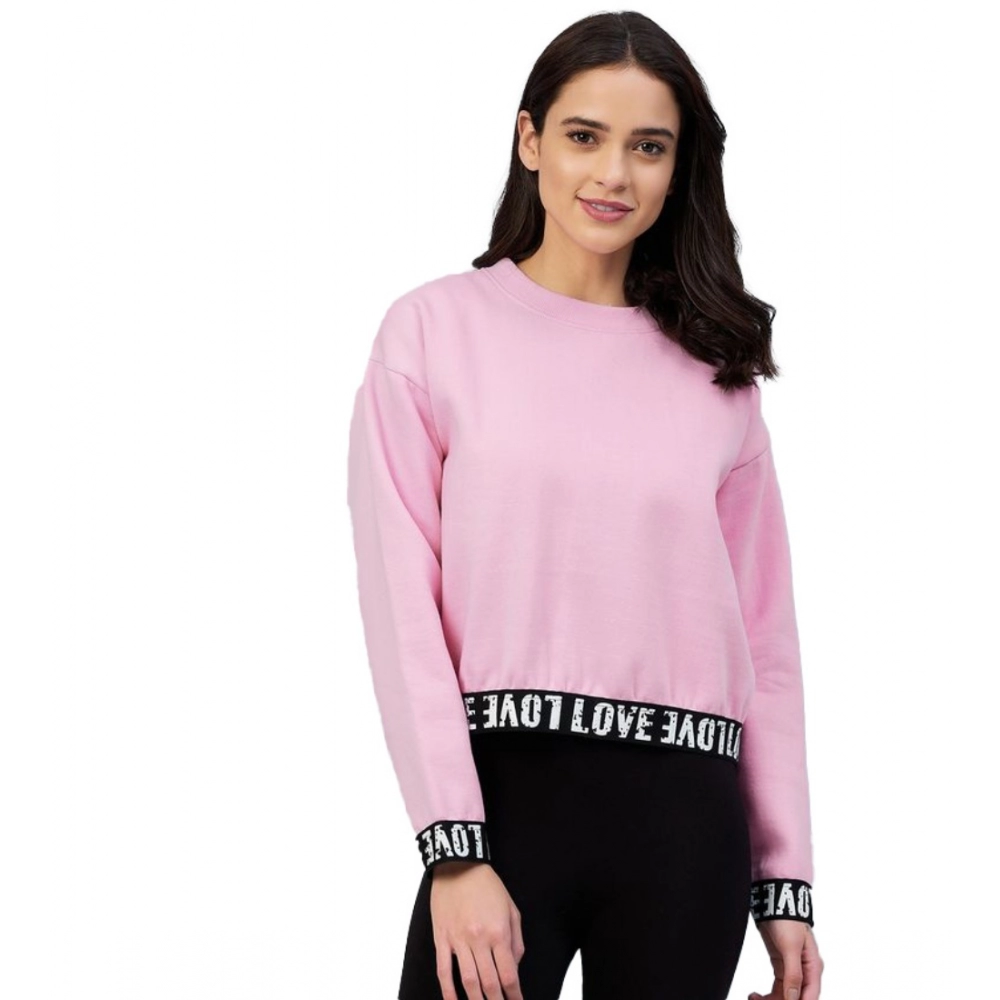 54040647762_fff0c77e21_o_d-1000x1000-1.webp Women's Fleece Solid Long Sleeves Sweatshirt (Pink) - Image 1