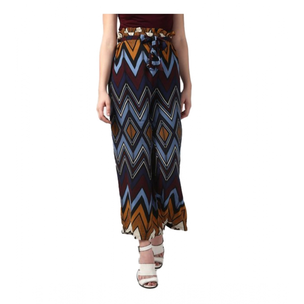 54041762938_4c0902027d_o_d-1000x1000-1.webp Women's Polyester Chevron Elasticated Trousers (Multicolor) - Image 1