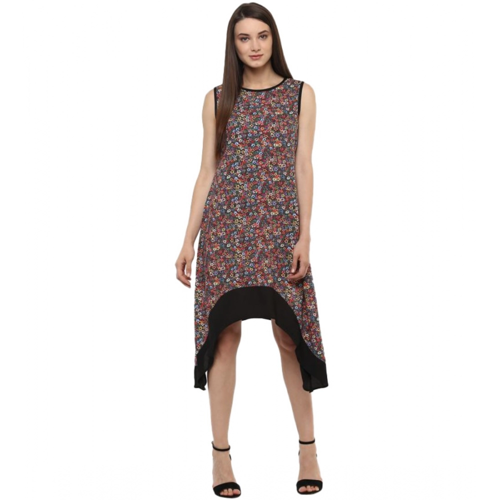 54041764018_feea3fbd81_o_d-1000x1000-1.webp Women's Polyester Printed Sleeveless Knee-Length Dress (Multicolor) - Image 1