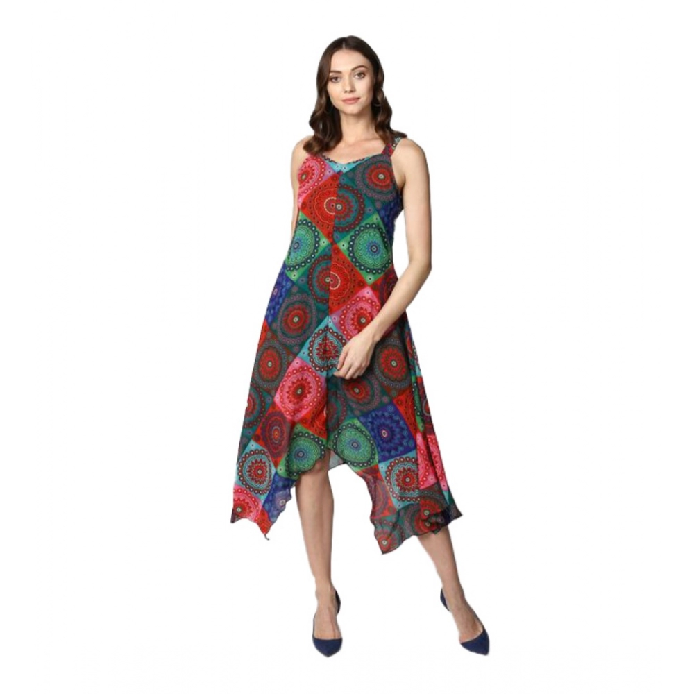 54041836239_880f75b728_o_d-1000x1000-1.webp Women's Polyester Asymmetrical Shoulder Straps Knee-Length Dress (Multicolor) - Image 1