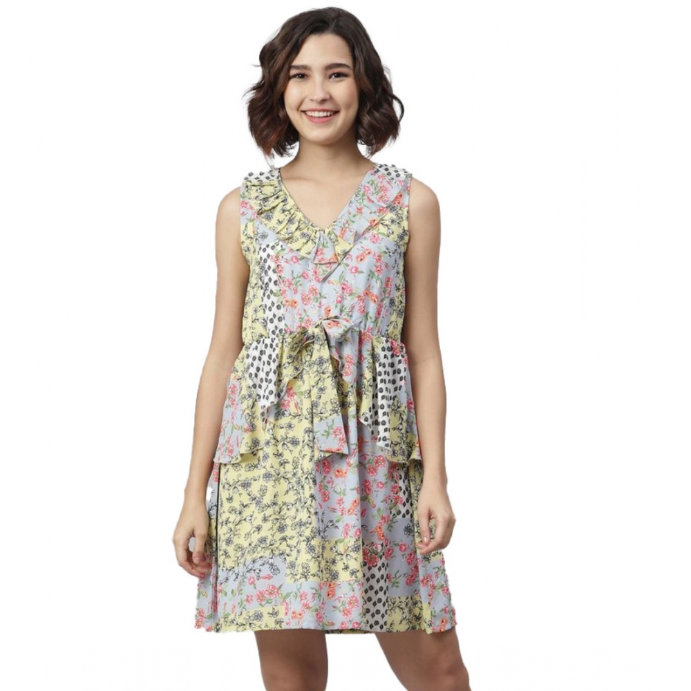 54041959645_49b275361a_o_d-1000x1000-1.webp Women's Polyester Peplum Sleeveless Above Knee Dress (Multicolor) - Image 1