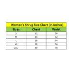 Women's Denim Pleated 3-4th Sleeves Shrug (Blue) - Image 5