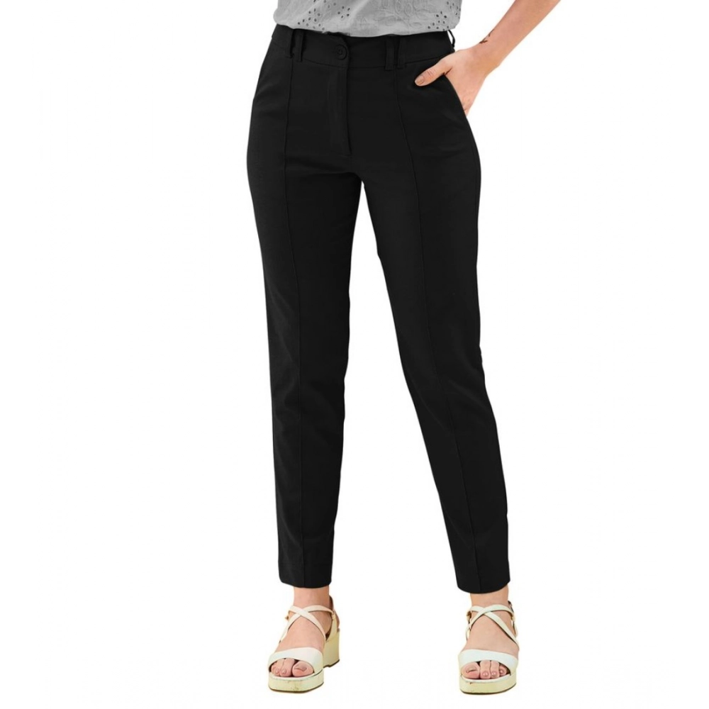 54153673742_f2264c568b_o_d-1000x1000-1.webp Women's Polyester Solid With Pocket Pant (Black) - Image 1