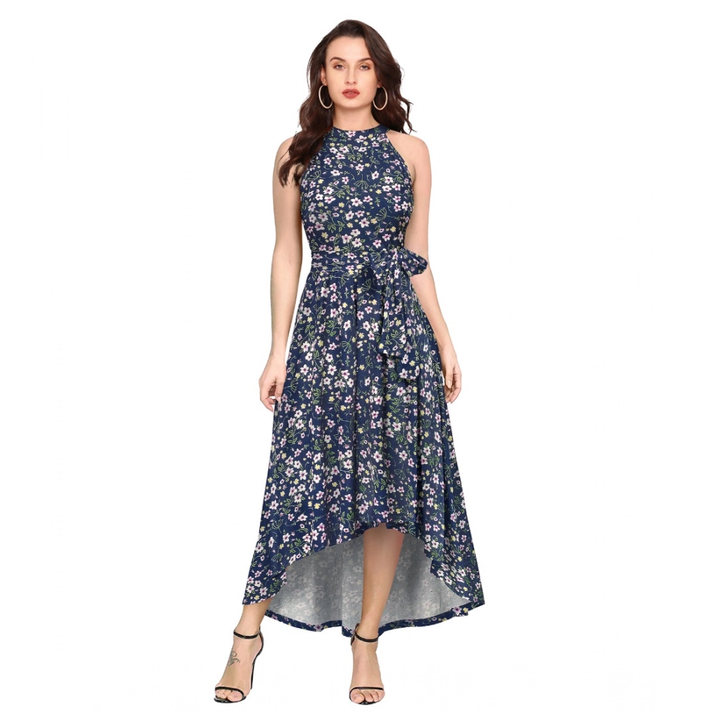 54163423985_7fea17f22c_o_d-1000x1000-1.webp Women's Polyester Printed Halter Neck Sleeveless Dress (Blue) - Image 1